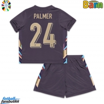 England Cole Palmer #24 Bortedraktsett Barn EM 2024 Kortermet (+ Korte bukser)